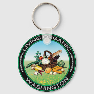 Organic Washington Key Ring