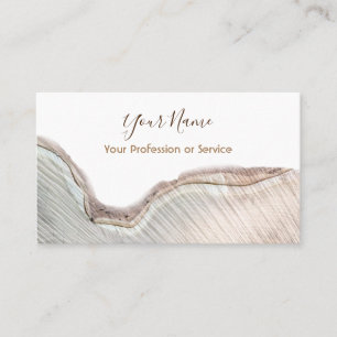 Organic wooden interior design and furnitures! business card