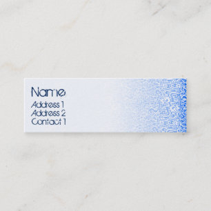 ORGANICS blue Mini Business Card