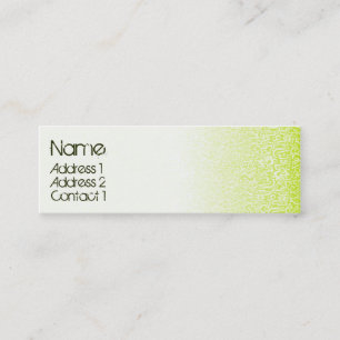 ORGANICS green Mini Business Card