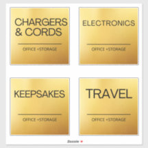 Organisation gold Labels for Storage