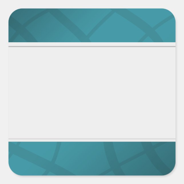 Organise Clean Labels Decorative Teal (Front)
