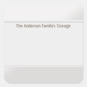 Organise Clean Labels One Colour Silver