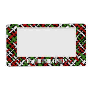 Organise Storage Sticky Green Red White