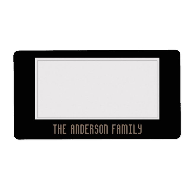 Organise Storage Sticky One Colour Black (Front)