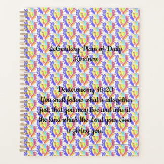 Organise with Purpose -LK Deut 16:20 Daily Planner