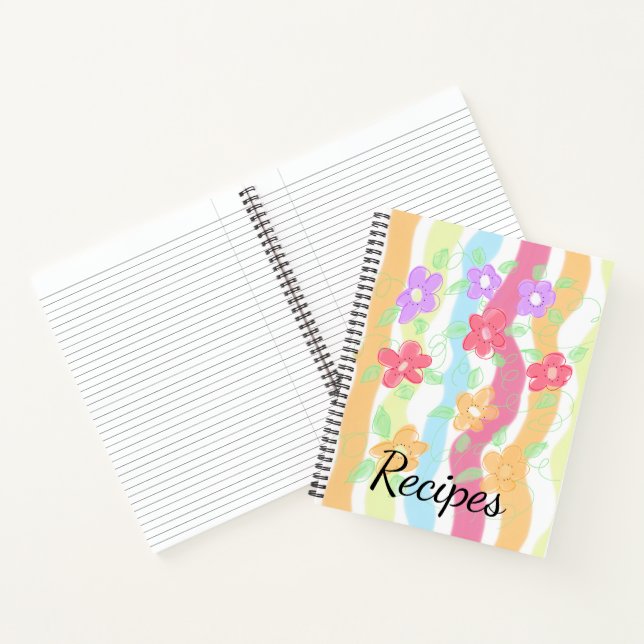 Organise Your Recipes Notebook (Inside)