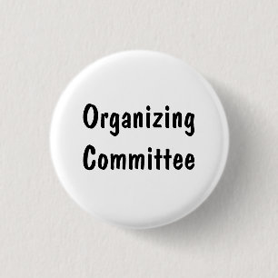 Organising Committee 3 Cm Round Badge