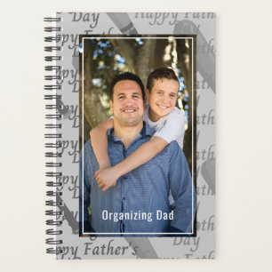Organising Dad Personalised Photo Father's Day Planner