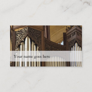 Organist business cards - chubby
