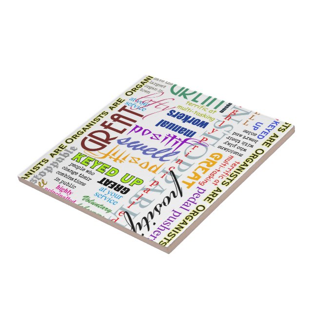 Organists are everything tile (Side)