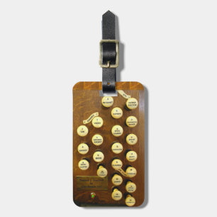 Organist's perfect organ luggage tag