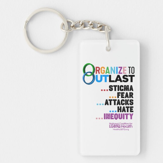 Organize to Outlast Keychain (Front)
