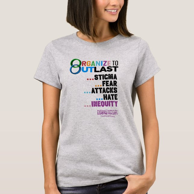 Organize to Outlast Women's T-Shirt (Front)