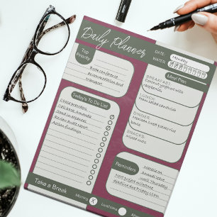 Organize with Style   Bold Tear-Away Planner Notepad