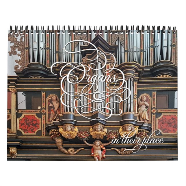 Organs in their place - horizontal calendar (Cover)