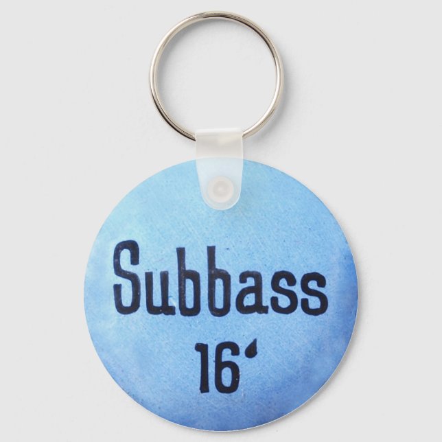 Orgel Schüssel Anhänger Key Ring (Front)