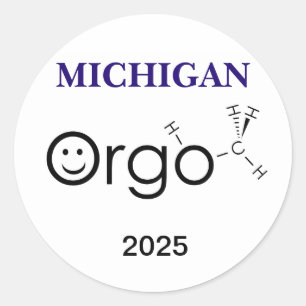 orgo smile Sticker