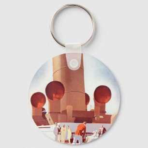 Orient Cruises Big Funnel Key Ring