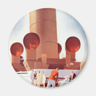 Orient Cruises Big Funnel Magnet