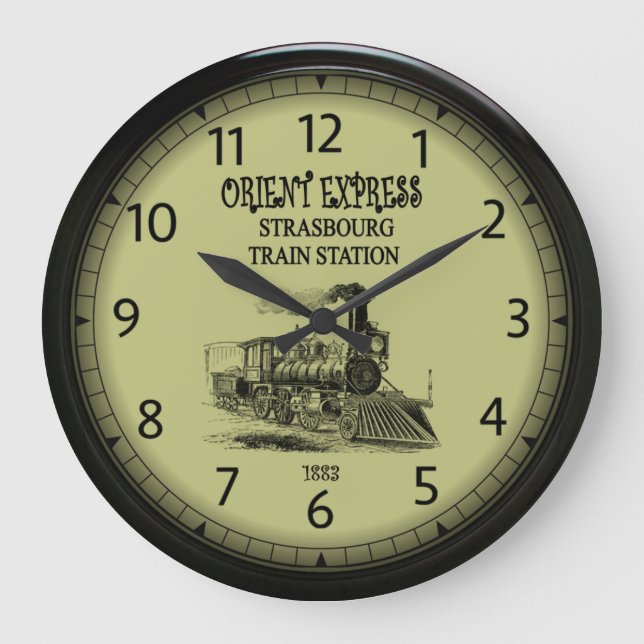 Orient Express Paris Station / Strasbourg Station  Large Clock (Front)