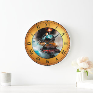 Orient Express ~ Paris To Constantinople ~ * ~ Large Clock