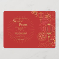 Orient Express Prom Invitation