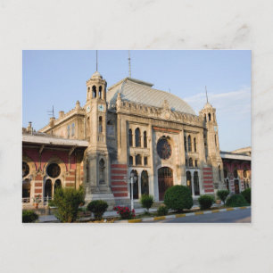 Orient Express Station in Istanbul Postcard