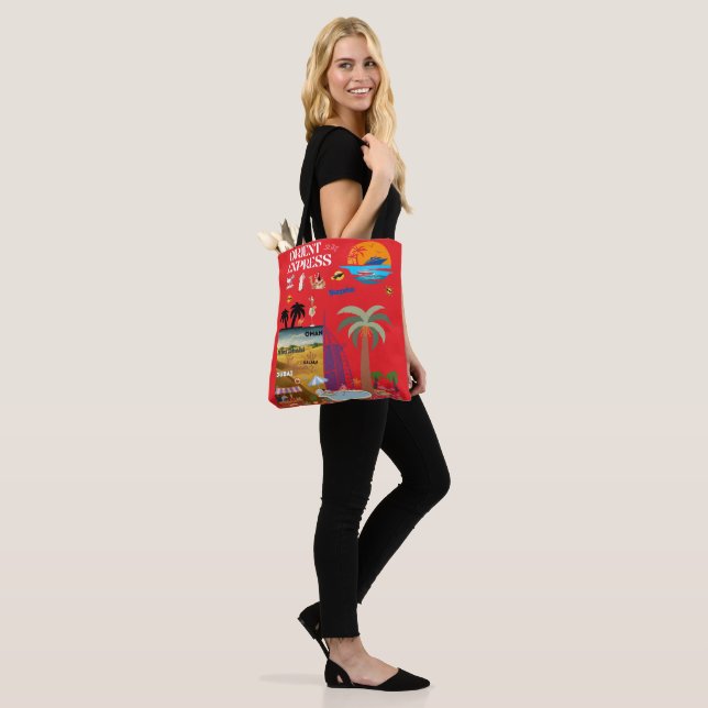 ORIENT EXPRESS TOTE BAG (On Model)