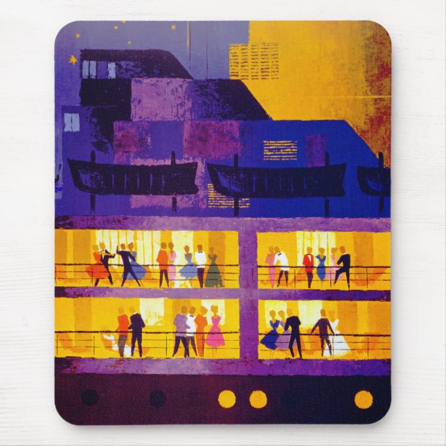 Orient Line ~ Party on Deck Mouse Pad (Front)