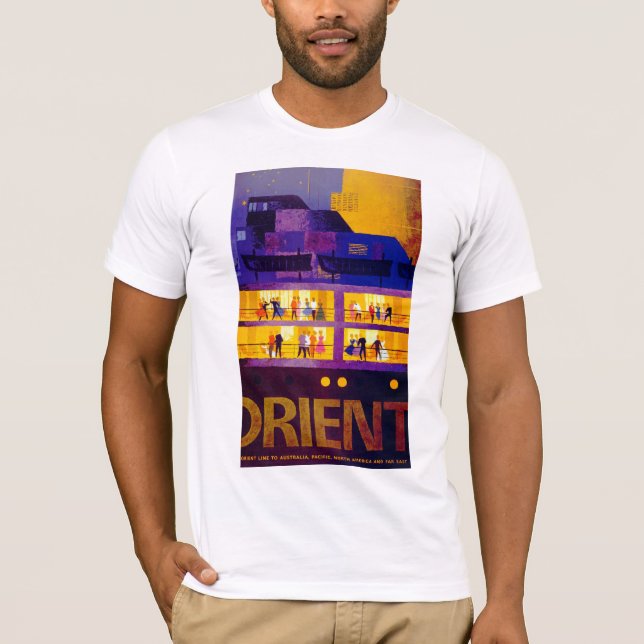 Orient Line ~ Party on Deck T-Shirt (Front)