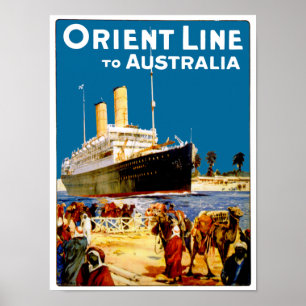 Orient Line to Australia Poster