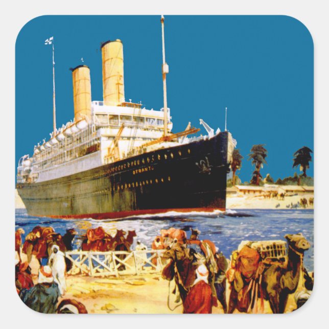 Orient Line to Australia Square Sticker (Front)