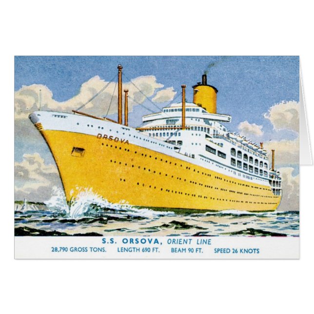 Orient Line's Orsova (Front Horizontal)