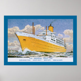 Orient Line's Orsova Poster