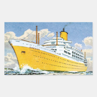 Orient Line's Orsova Rectangular Sticker