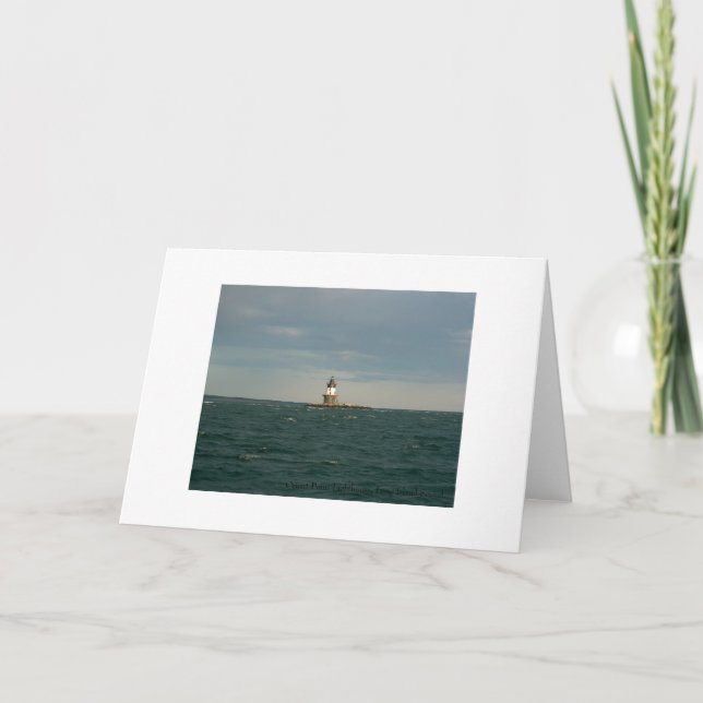 Orient Point Lighthouse, Long Island ... Card (Front)