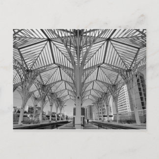 Orient train station in Lisbon Postcard