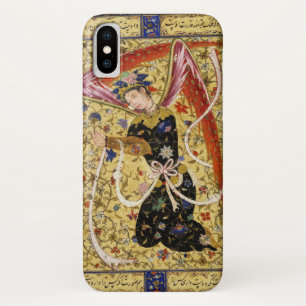 ORIENTAL ANGEL WITH FLOWERS AND WHITE BOW Case-Mate iPhone CASE