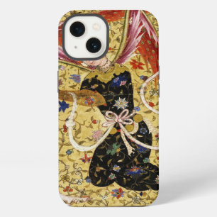 ORIENTAL ANGEL WITH FLOWERS AND WHITE BOW iPhone 13 CASE