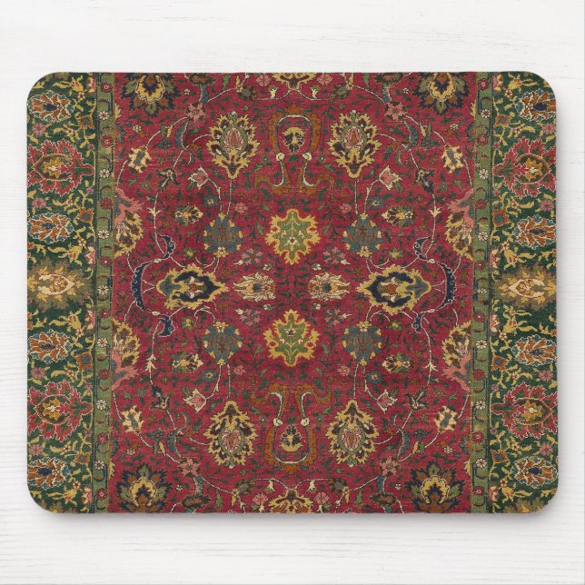 Oriental Asian Rug Pattern Mouse Pad (Front)