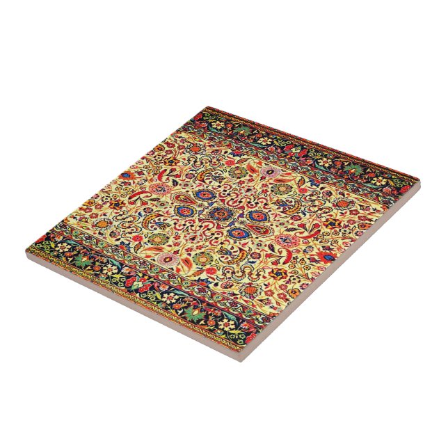 Oriental Azirbedyan Antique Kilim Rug Tile (Side)