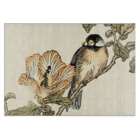 Oriental Bird Perched on Branch