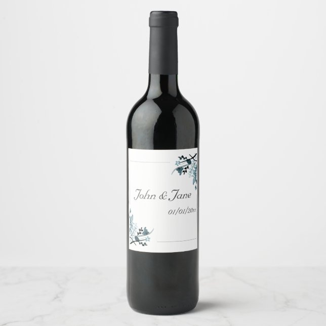 Oriental blossom wine label (Front)