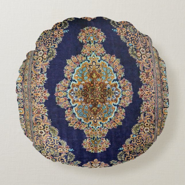 Oriental Carpet Rug Killim Round Cushion (Front)
