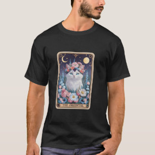 Oriental Cat Tarot Card Childless Cat Lady Kitten T-Shirt