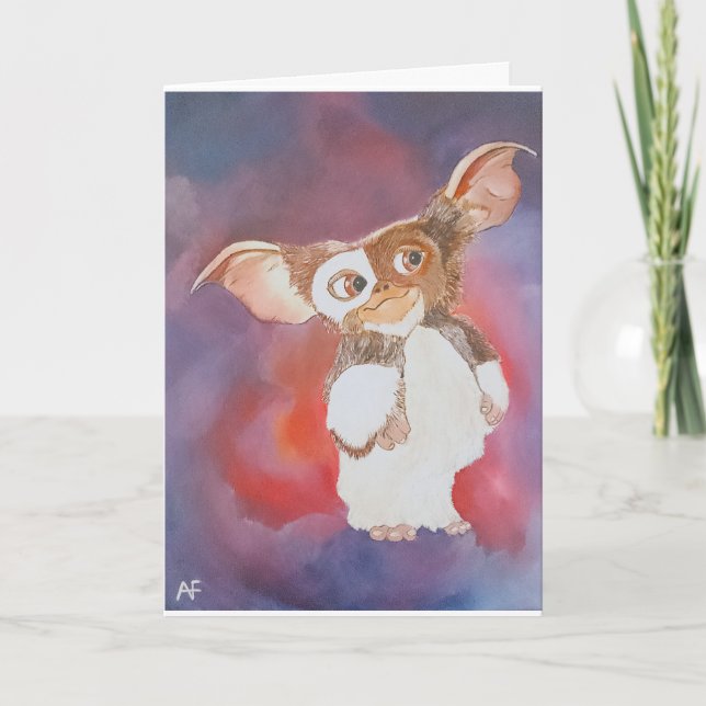 Oriental Creature Painting by Alfred Fox Card (Front)