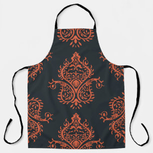 Oriental damask: Mediterranean vintage pattern. Apron