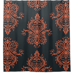 Oriental damask: Mediterranean vintage pattern. Shower Curtain