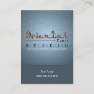 Oriental Dance - Business-, Schedule Card